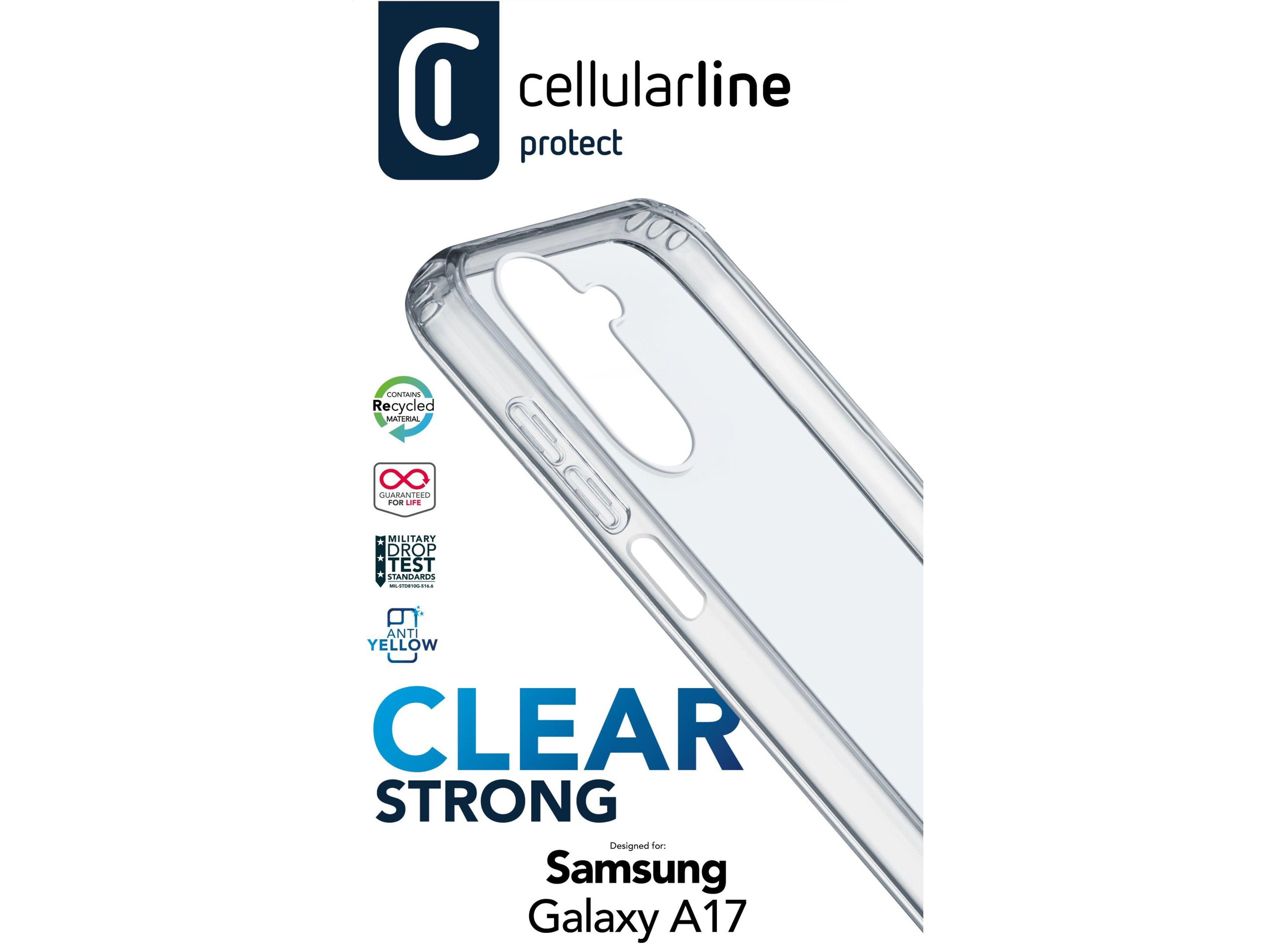 CAPA CELLULARLINE SAMSUNG A17 CLEARSTRONG image number 1