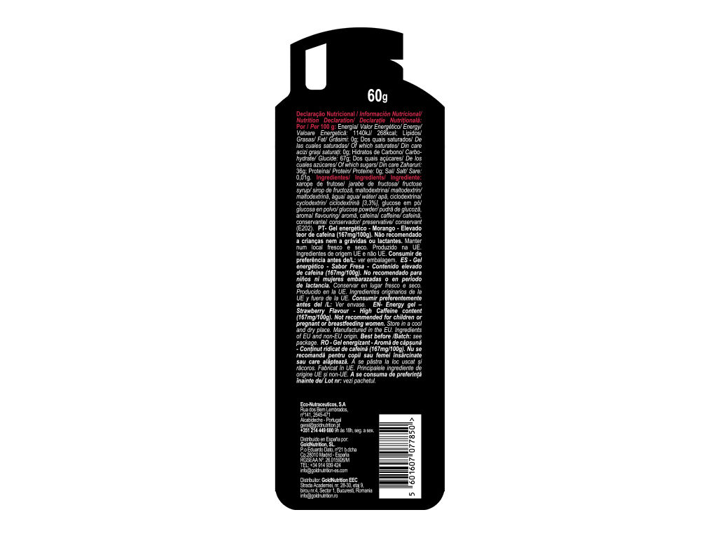 GEL GOLDNUTRITION MORANGO 60 G image number 1