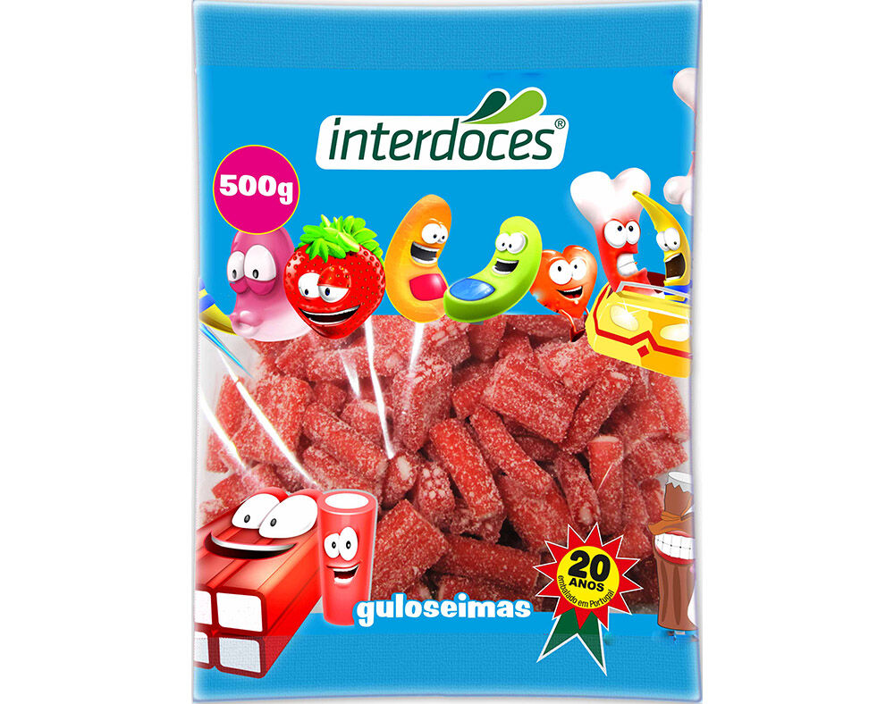 GOMAS INTERDOCES TIJOLINHO C&Iacute;TRICO 500G image number 0