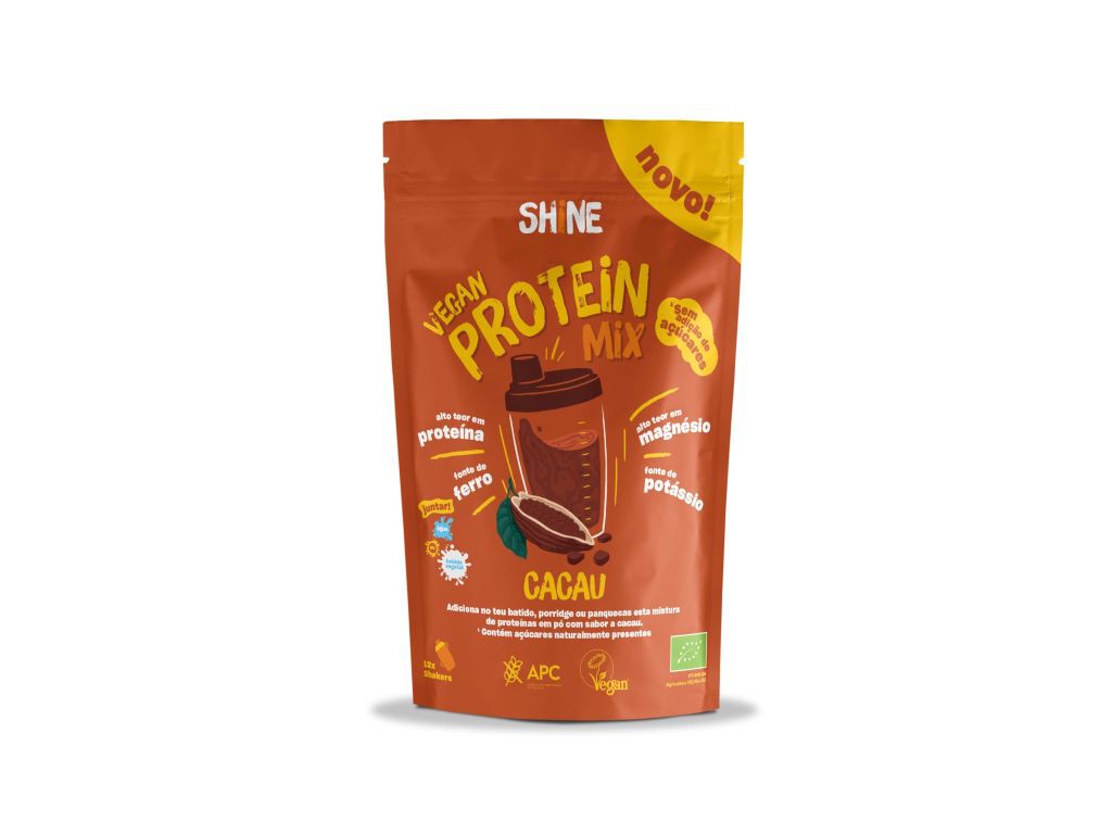 MIX PROTE&Iacute;NAS VEGETAIS SHINE CACAU BIO 250G
