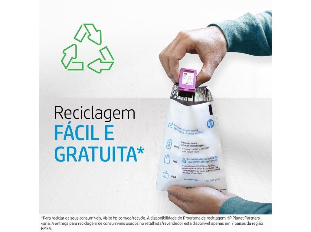 TINTEIRO HP T6N02AE#301 303 PRETO image number 8