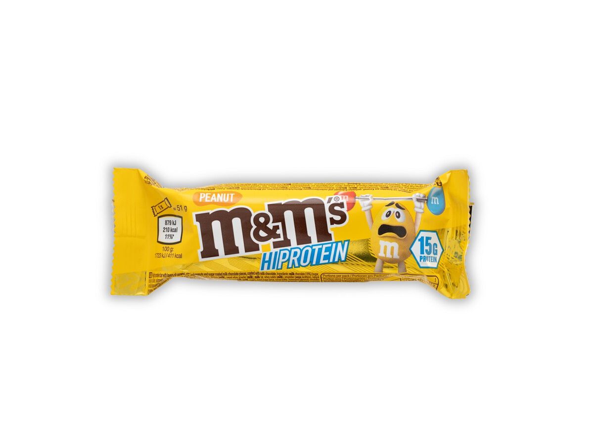 BARRA PROTEINA M&M'S AMENDOIM 51G image number 0