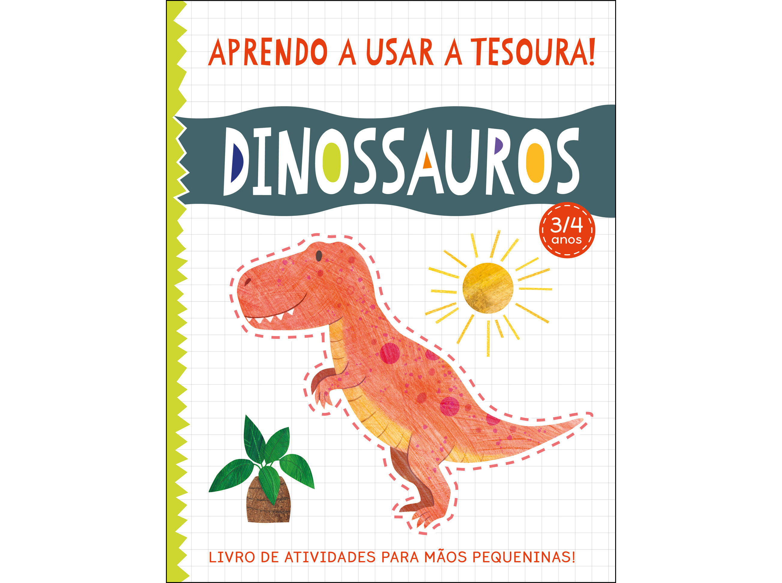 LIVRO APRENDO A USAR A TESOURA DINOSSAUROS image number 0