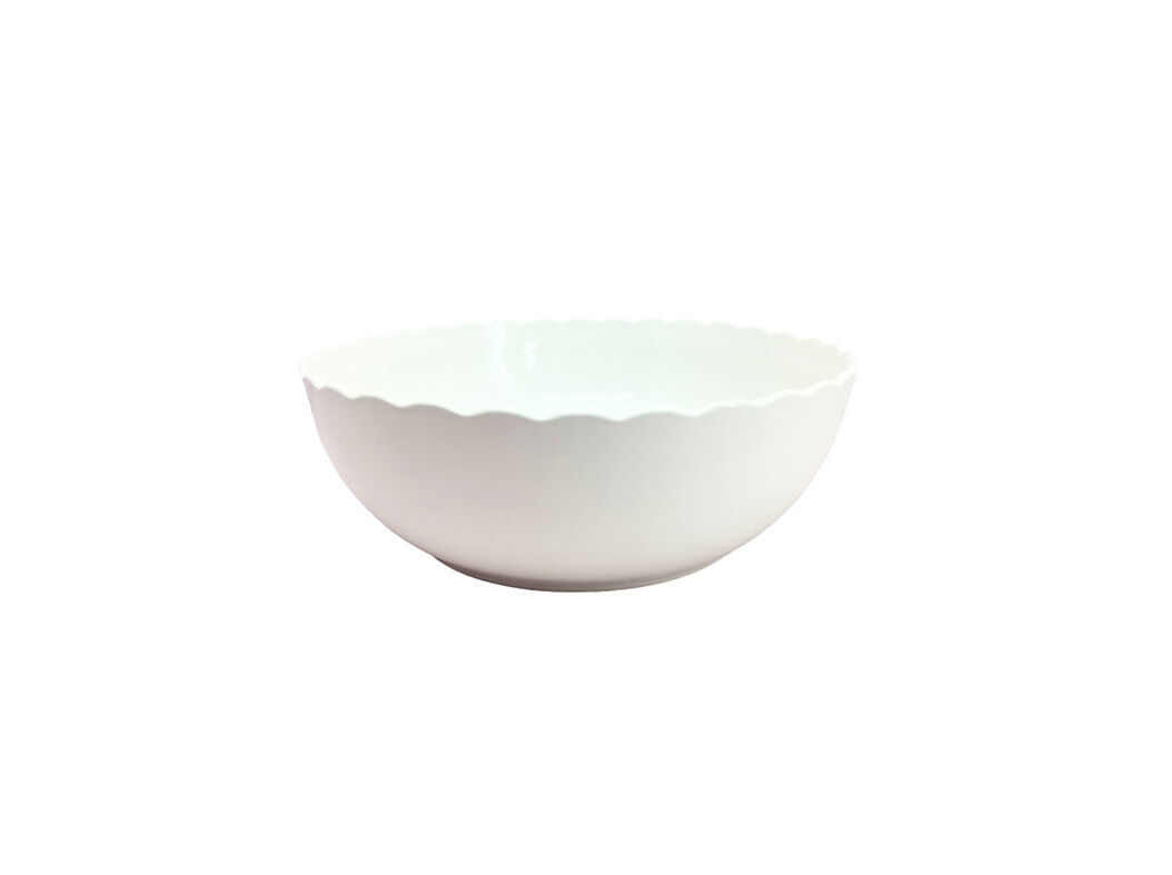 SALADEIRA GR&Eacute;S ACTUEL BORDA DENTADA BRANCO 160CL image number 0