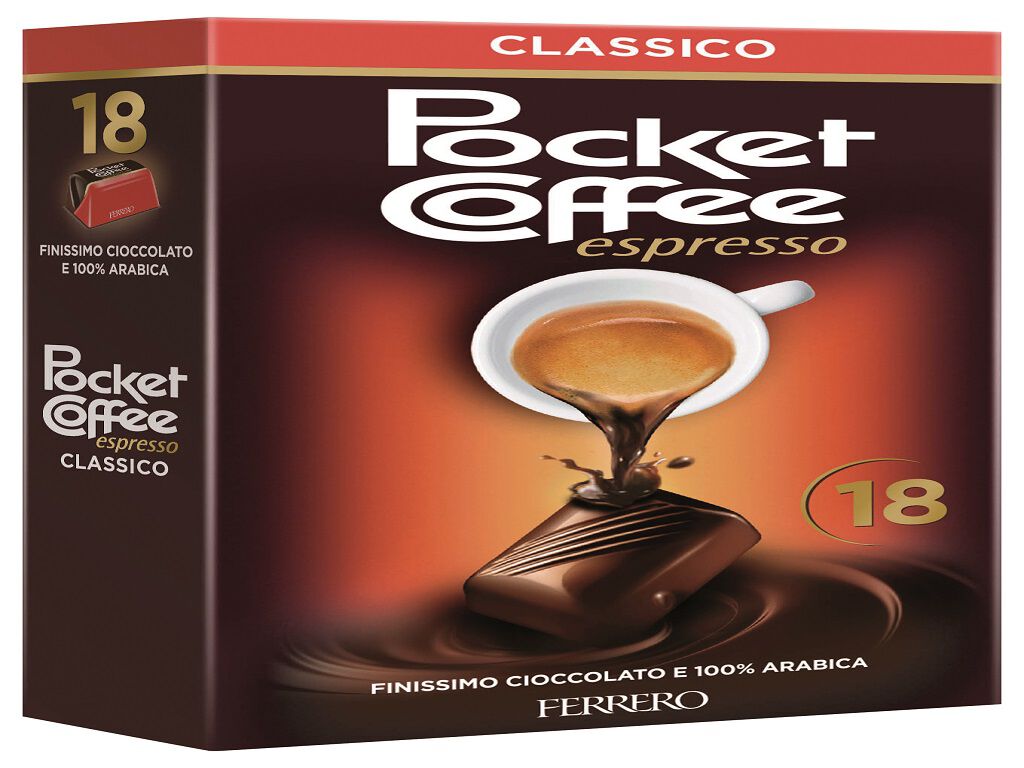 BOMBONS FERRERO POCKET COFFEE T18 225G image number 1