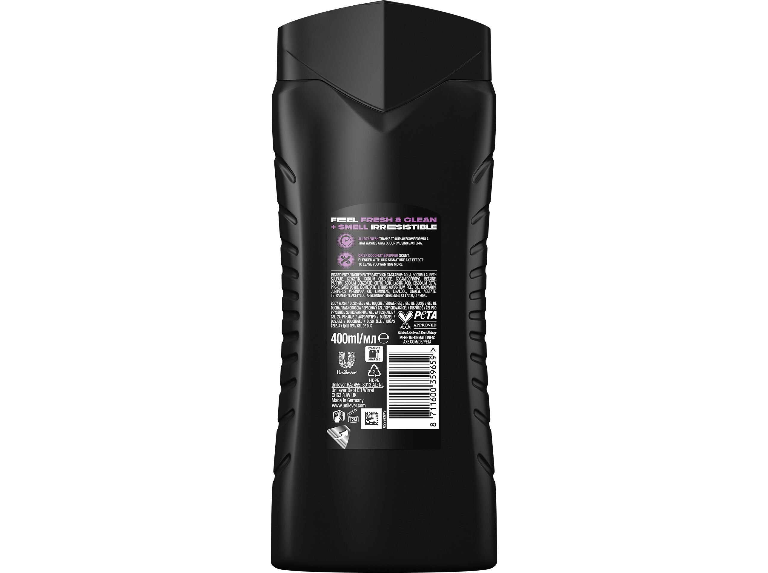GEL AXE DE BANHO EXCITE 400ML image number 1