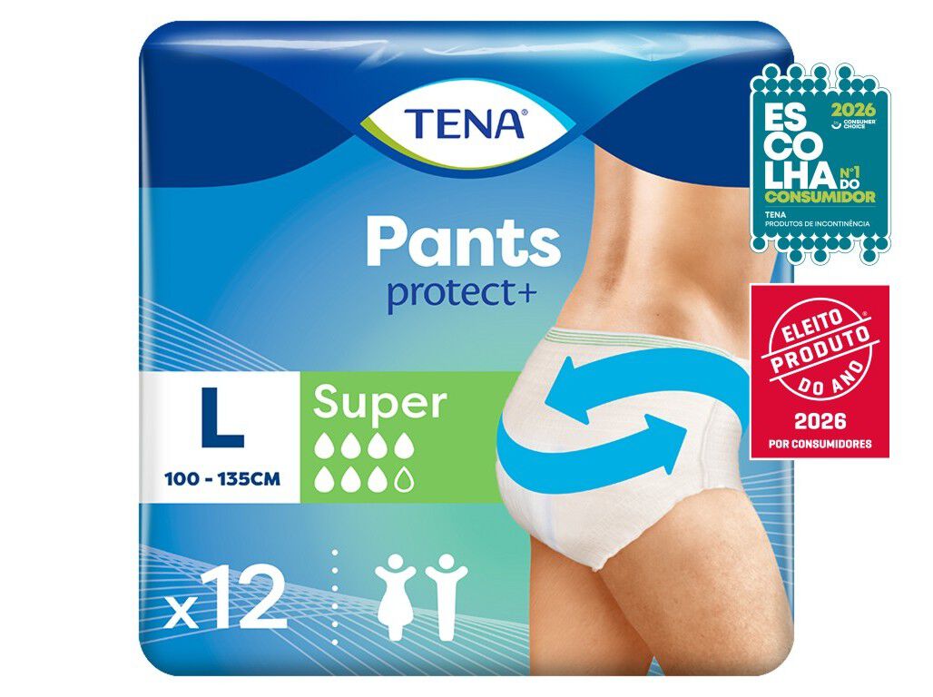 CUECAS INCONTIN&Ecirc;NCIA TAMANHO L TENA PANTS SUPER 12 UN image number 0