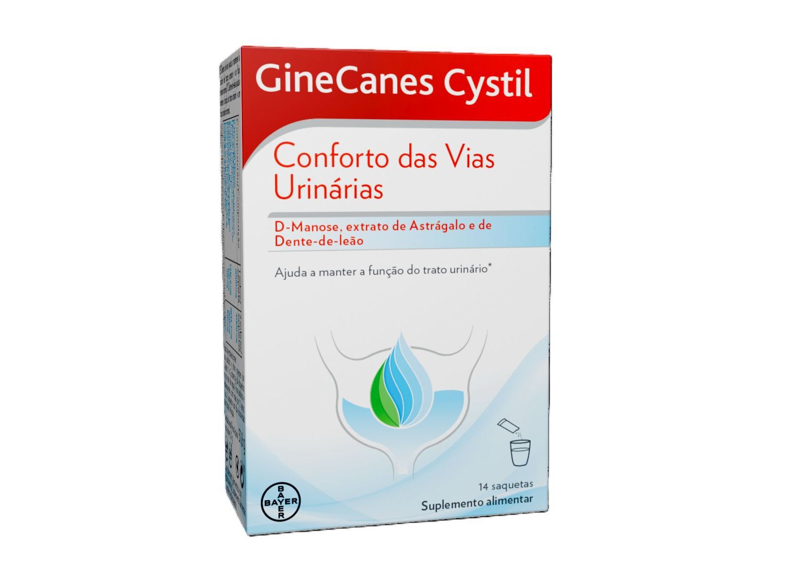 SUPLEMENTO GINECANES CYSTIL 14 SAQUETAS