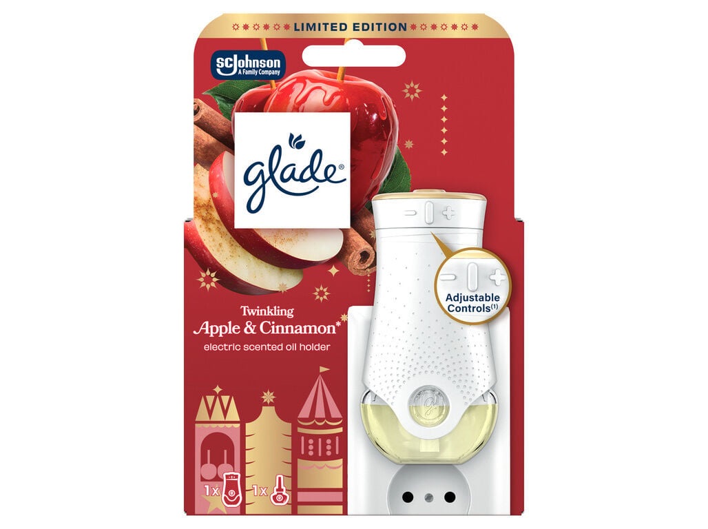 AMBIENTADOR EL&Eacute;CTRICO APARELHO GLADE WINTER WARM APPLE PIE 20ML image number 0