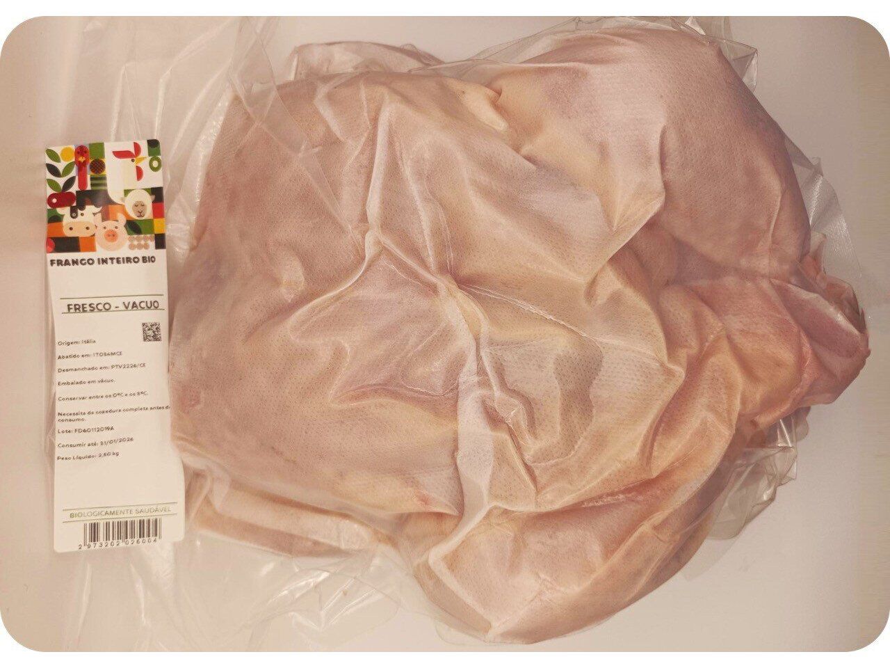 FRANGO INTEIRO BIOLOGIC BIO 1KG
