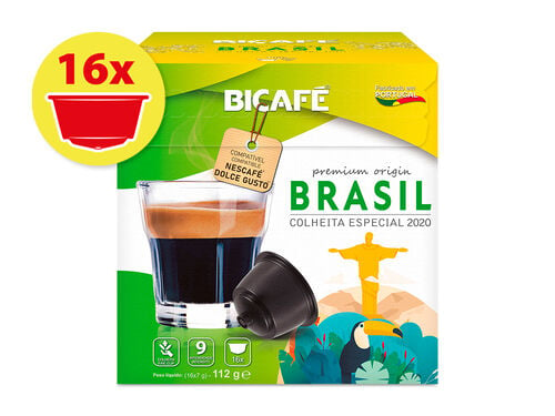 CÁPSULAS BICAFÉ CAFÉ DOLCE GUSTO BRASIL 16UN