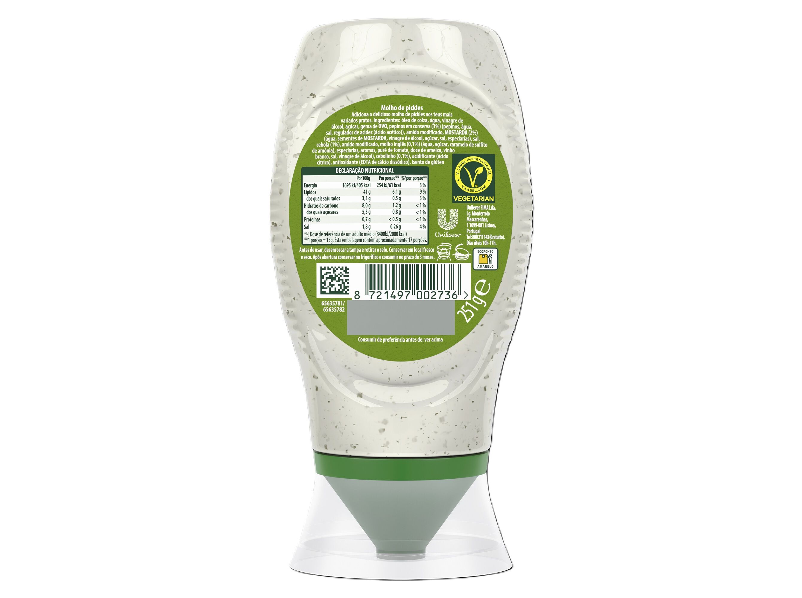 MOLHO CALV&Eacute; PICKLES UP 251G image number 1