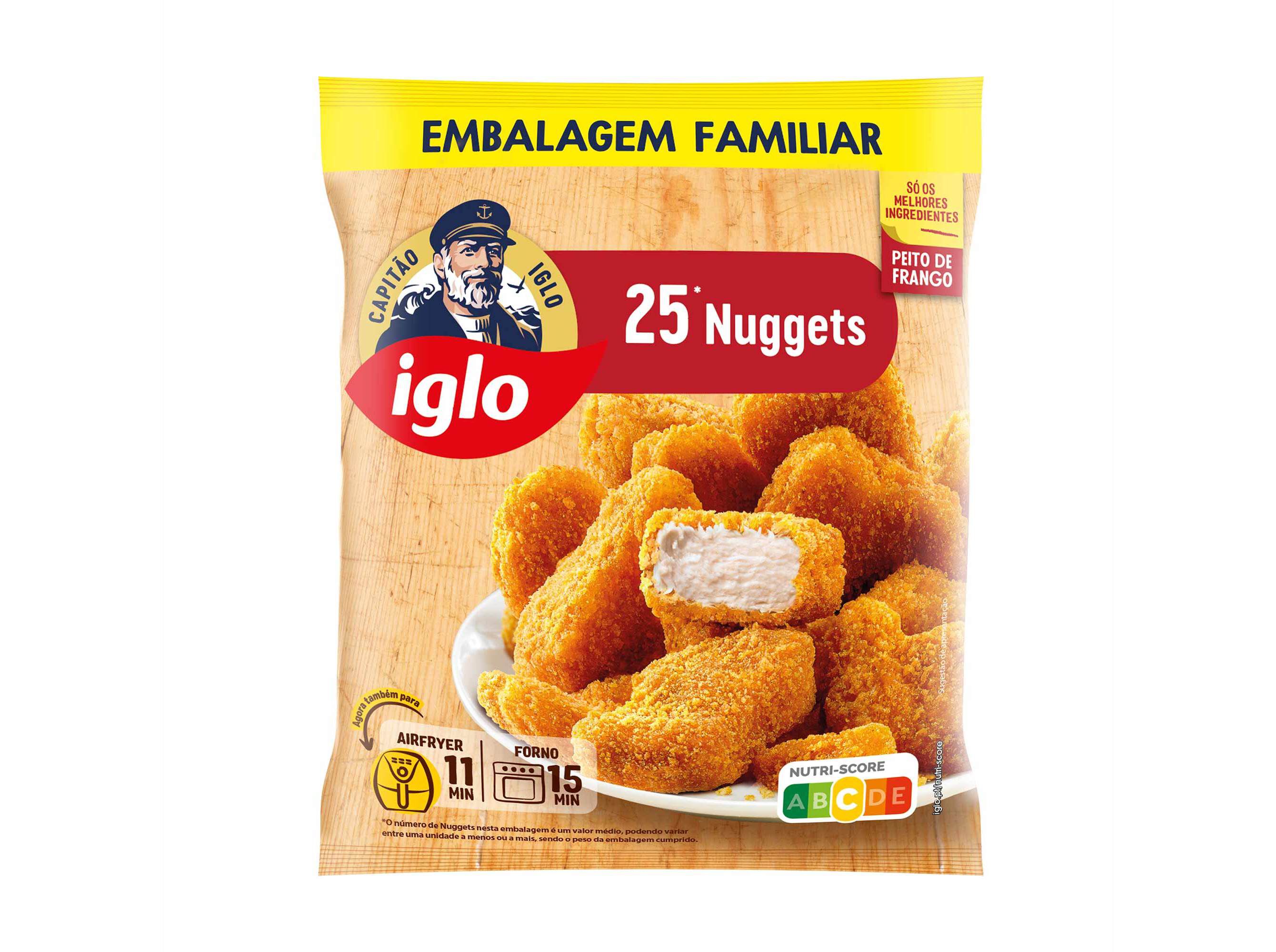 NUGGETS DE FRANGO CAPIT&Atilde;O IGLO 25 UNIDADES 540G image number 0