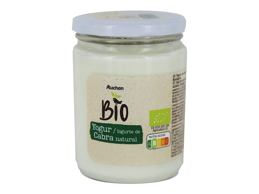 IOGURTE AUCHAN BIO NATURAL CABRA 420G