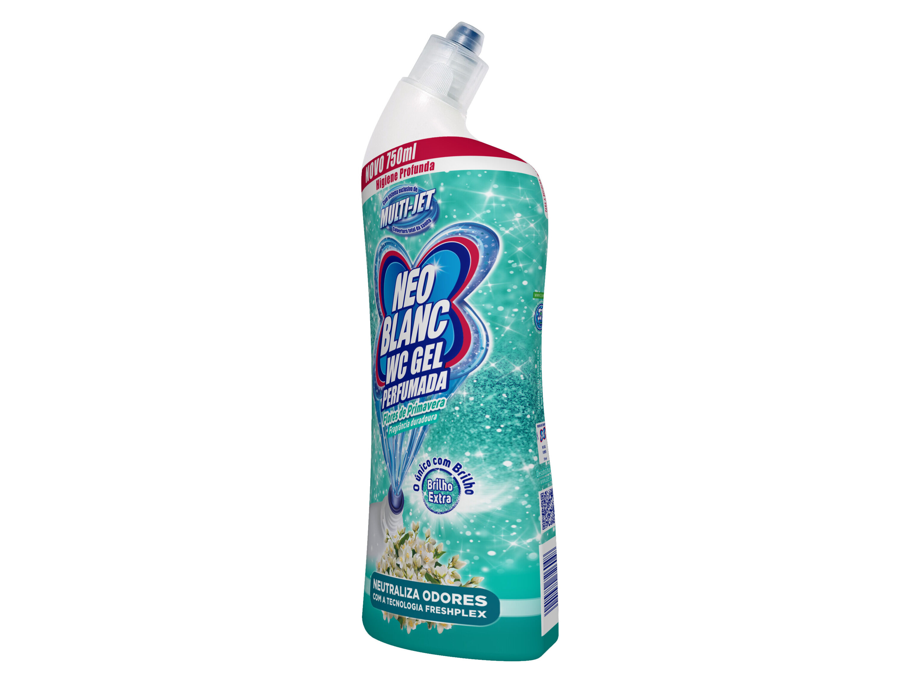 GEL SANIT&Aacute;RIO NEOBLANC FLORES PRIMAVERA 750ML image number 1