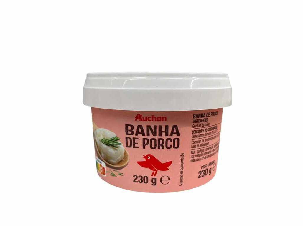 BANHA AUCHAN DE PORCO 230G image number 0