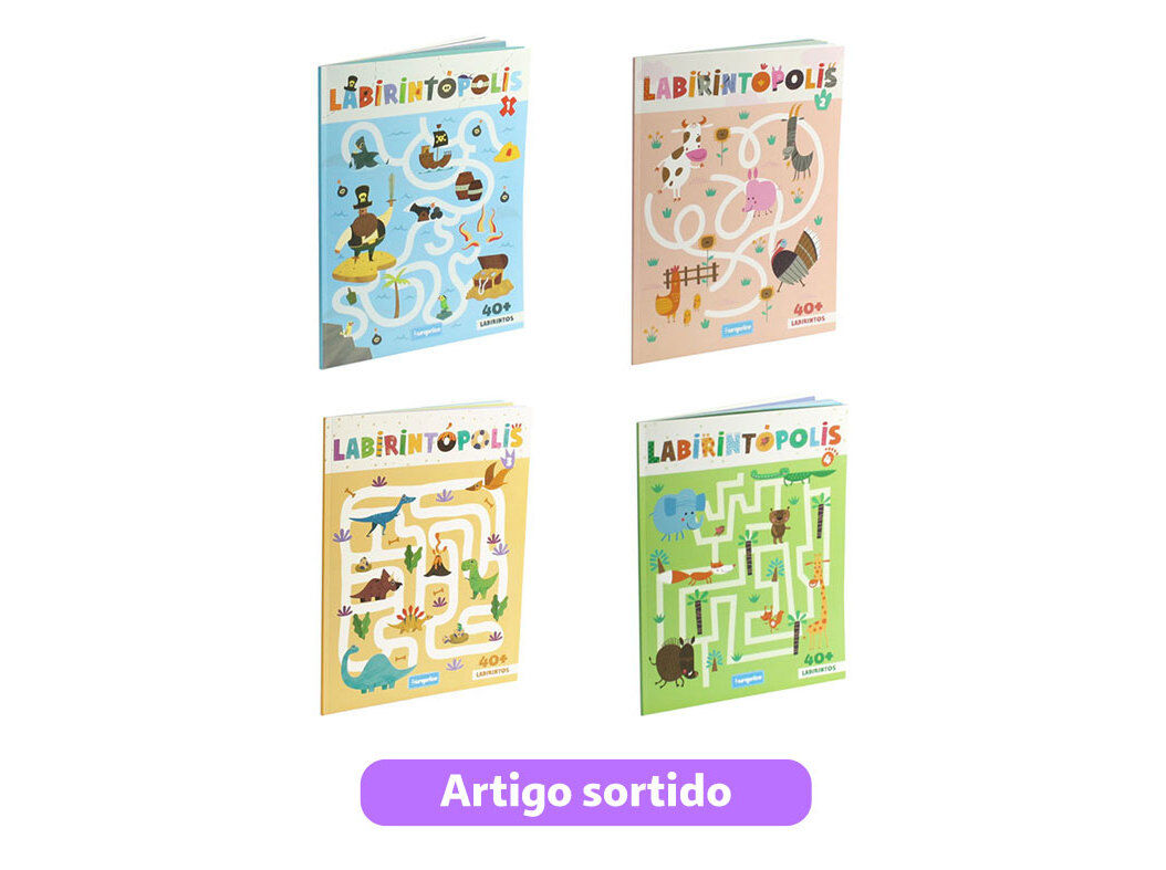 LIVRO LABIRINT&Oacute;POLIS MODELOS SORTIDOS image number 0