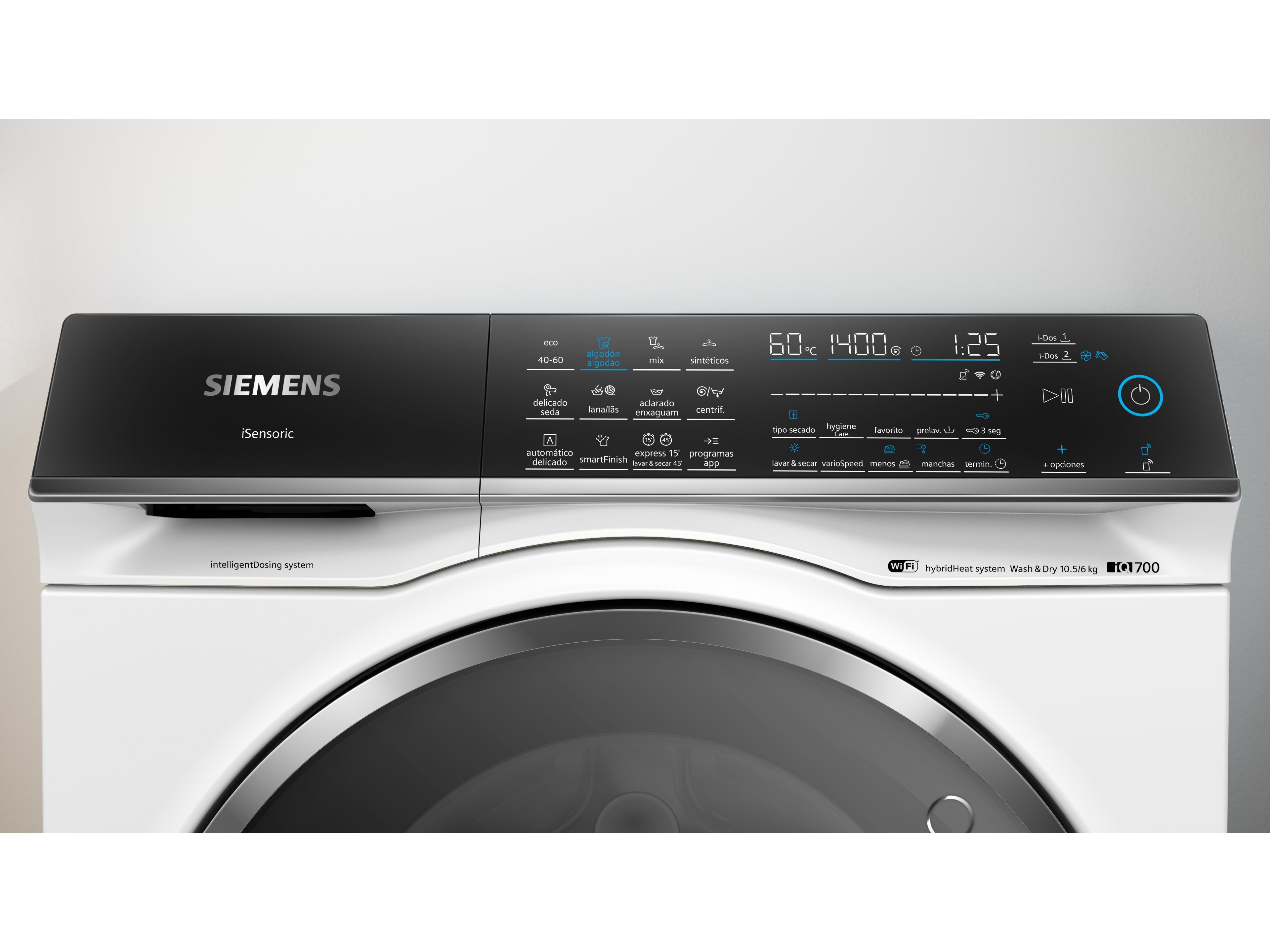 M&Aacute;QUINA DE LAVAR E SECAR ROUPA SIEMENS WN54C2A0ES BRANCO D LAVA 10.5KG SECA 6KG image number 1