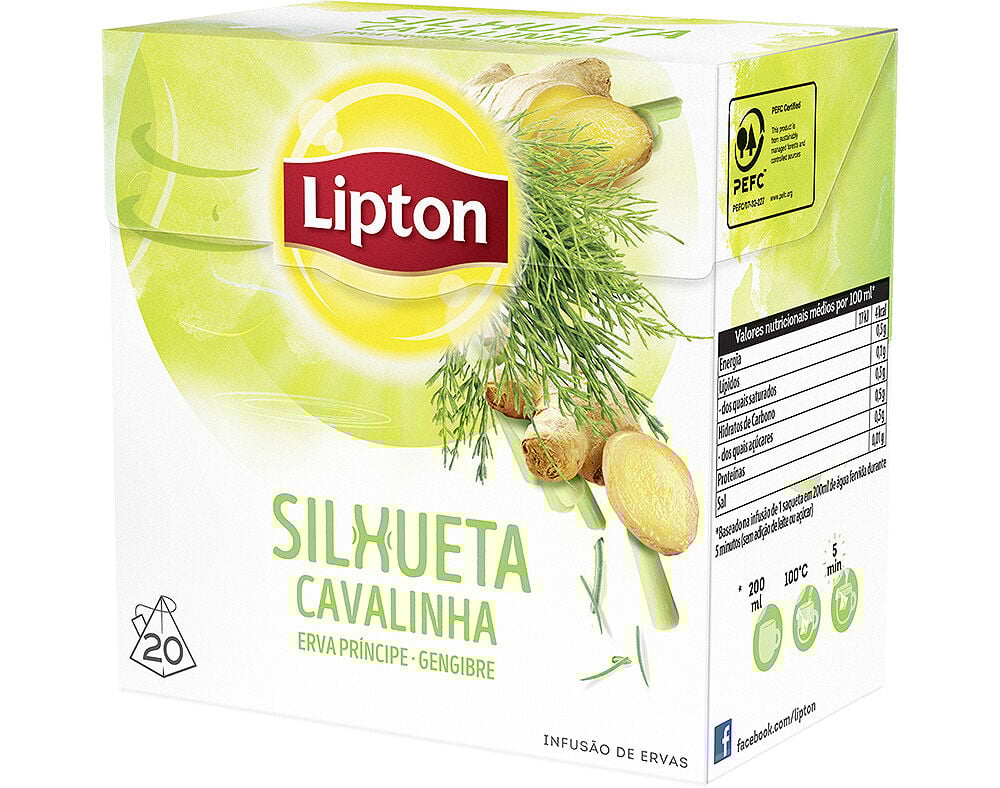 INFUS&Atilde;O LIPTON SILHUETA CAVALINHA 20 SAQUETAS image number 0