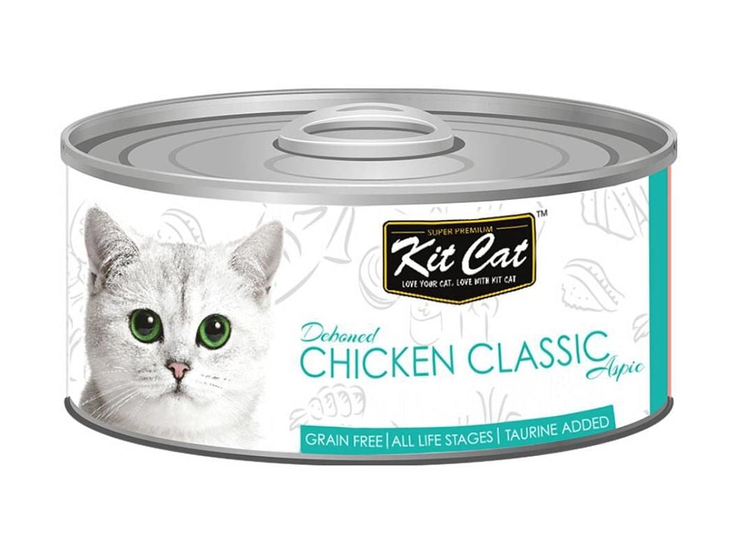 COMIDA H&Uacute;MIDA GATO KITCAT FRANGO 80G image number 0