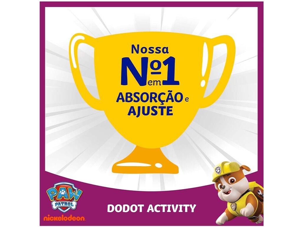 FRALDAS DODOT ACTIVITY EXTRA T4 10-15KG 52 UN image number 4