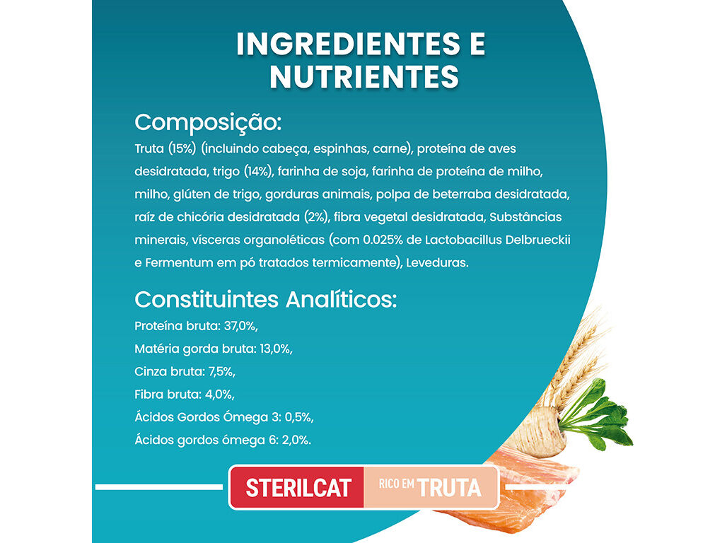 RA&Ccedil;&Atilde;O PARA GATO PURINA ONE ESTERILIZADO TRUTA 1.5KG image number 4