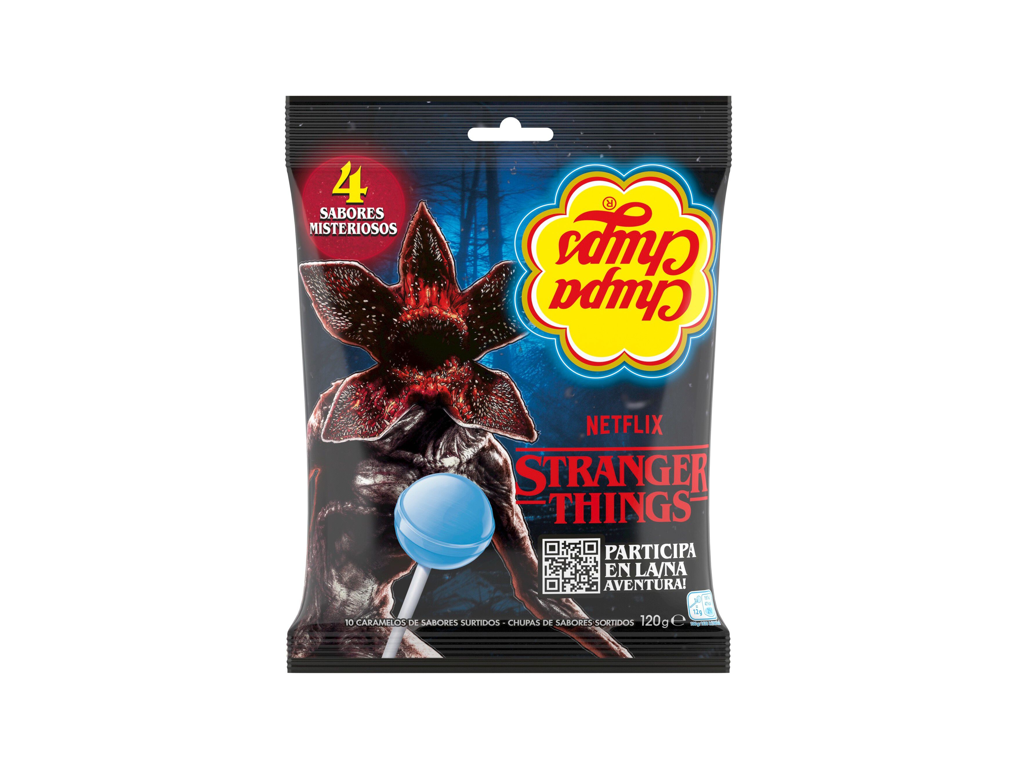 HALLOWEEN CHUPA CHUPS STRANGERTHINGS UPSIDE DOWN 120G image number 1