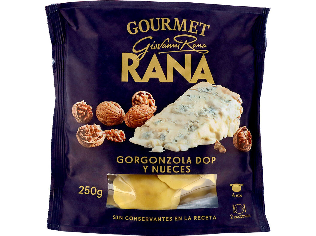 RAVIOLI GORGONZOLA E NOZES RANA 250G