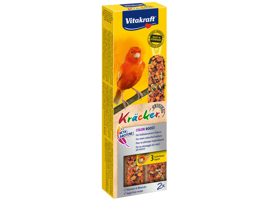 BARRITAS PARA CAN&Aacute;RIO VITAKRAFT PARA COR MAIS INTENSA PACK 2 UNIDADES