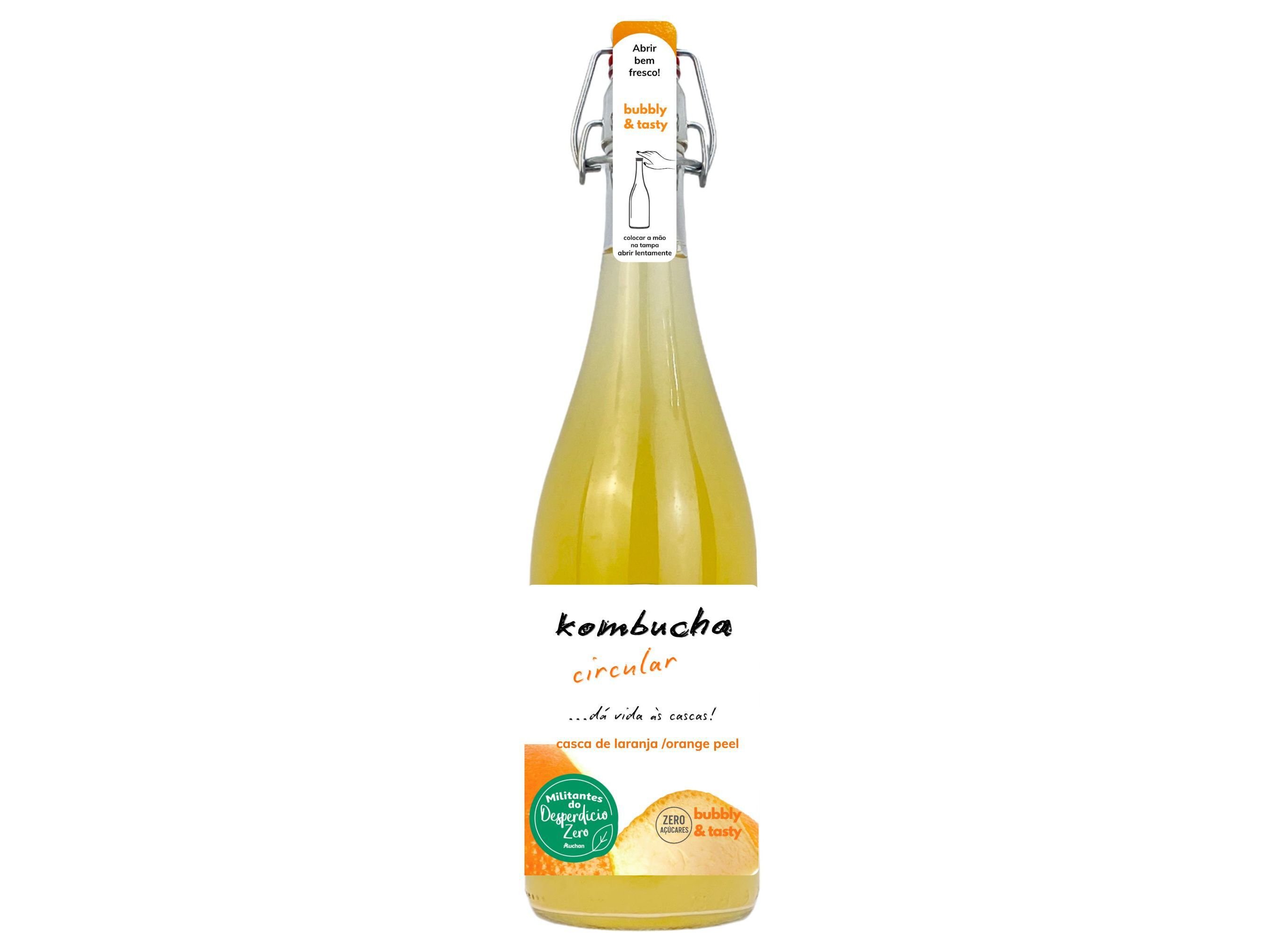 KOMBUCHA CIRCULAR CASCAS DE LARANJA 0.75L image number 0