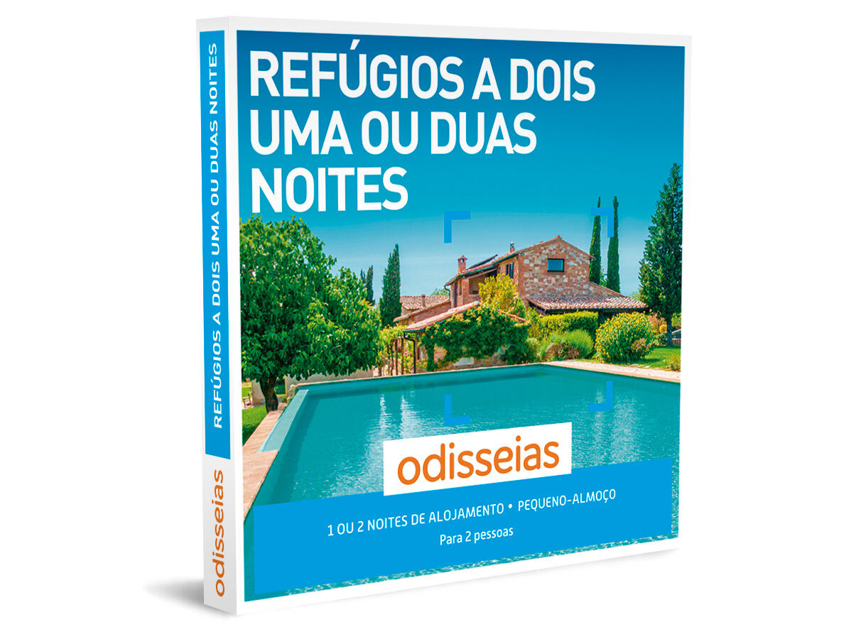 PACK PRESENTE ODISSEIAS - REF&Uacute;GIOS A DOIS UMA OU DUAS NOITES " " EXPERI&Ecirc;NCIA DE ALOJAMENTO