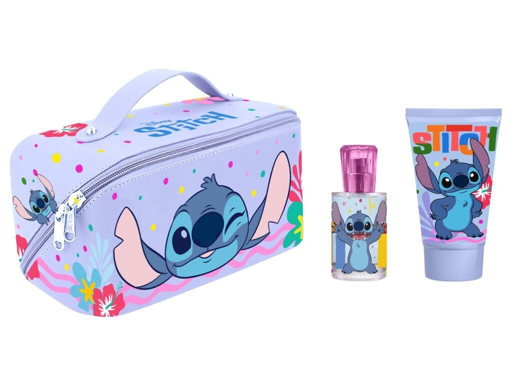 CONJUNTO STITCH MALA + EDT 50ML + SHOWER GEL image number 1
