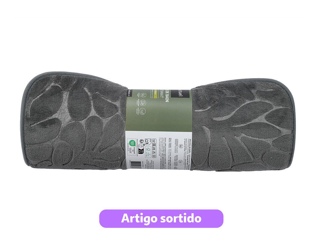 TAPETE CASA BANHO ACTUEL MEMORY FOAM 50X80CM CORES SORTIDAS