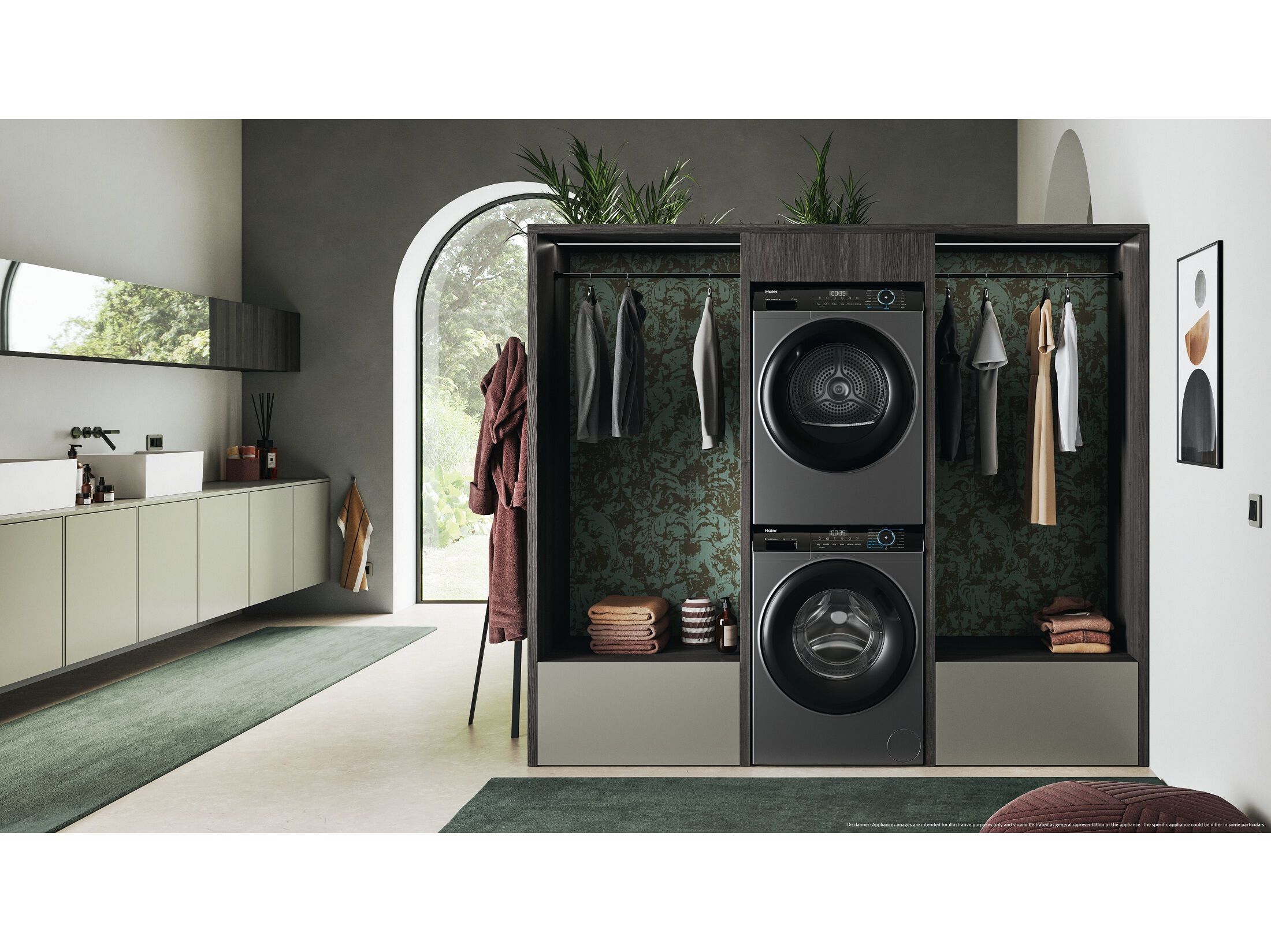 M&Aacute;QUINA DE SECAR ROUPA HAIER HD90-A3939R-S C 9KG BOMBA DE CALOR image number 7