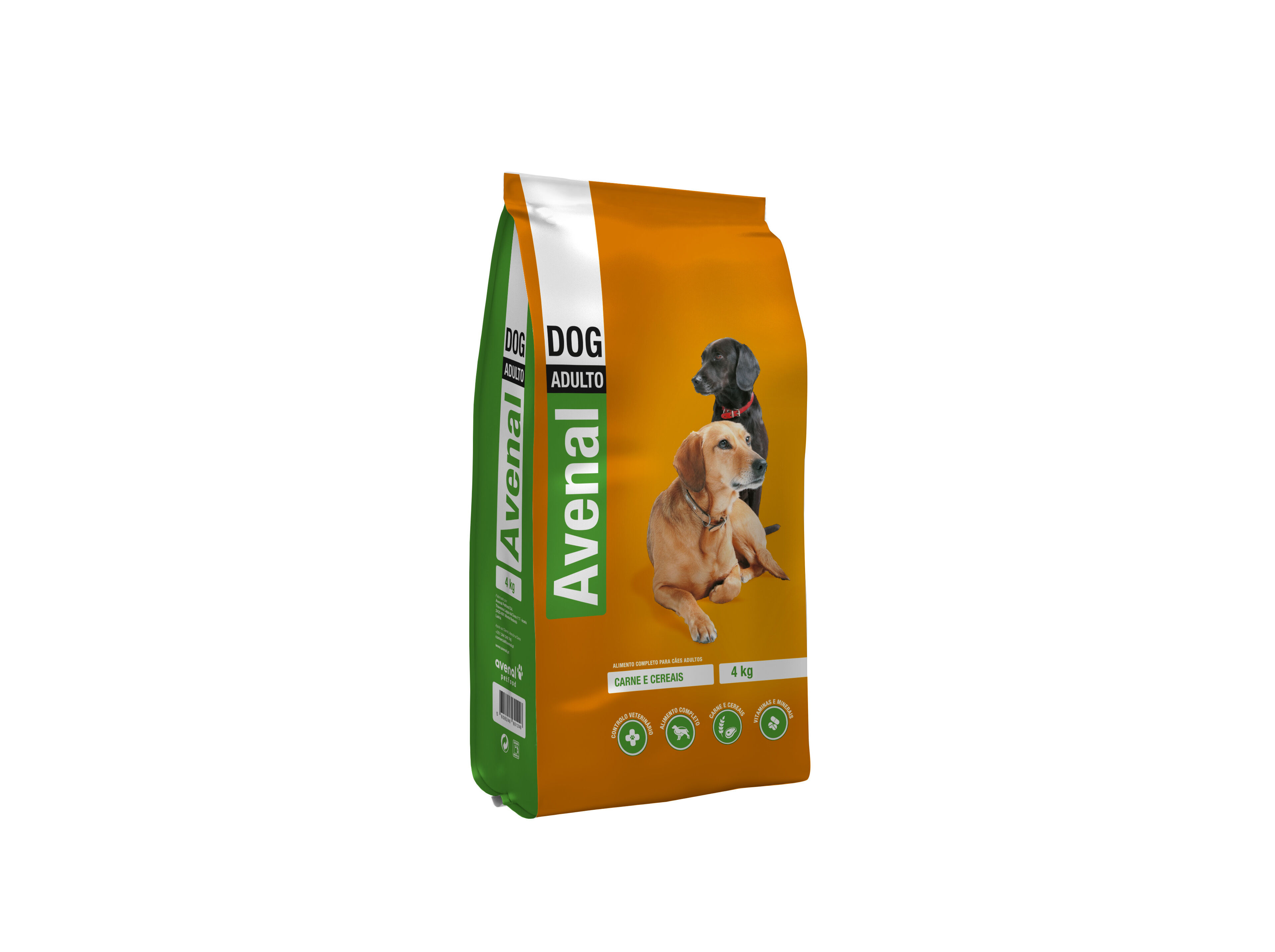 RA&Ccedil;&Atilde;O C&Atilde;O AVENAL CARNE E CEREAIS 4KG image number 0