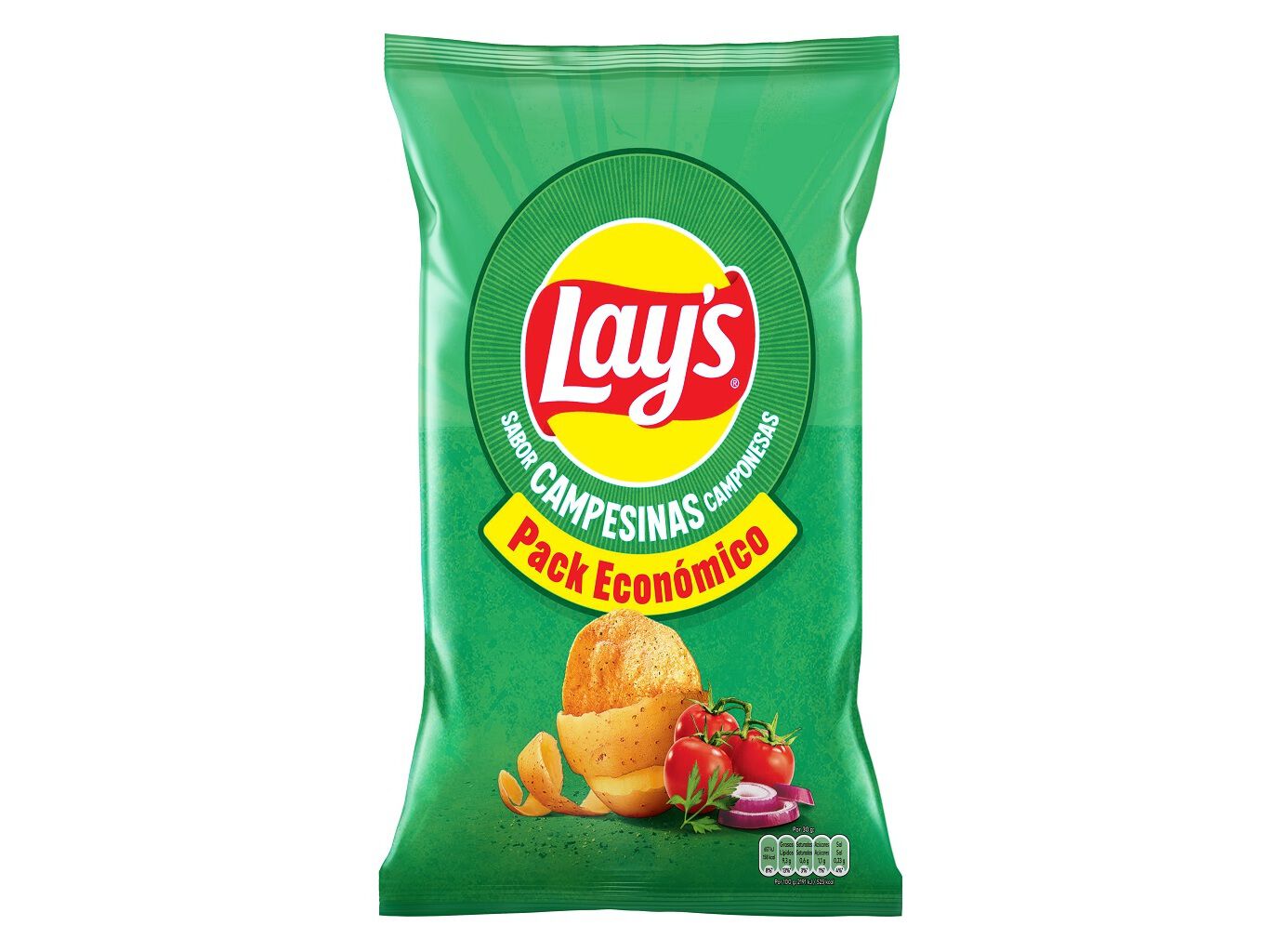 BATATAS FRITAS SABORES LAY'S CAMPONESA 242 G