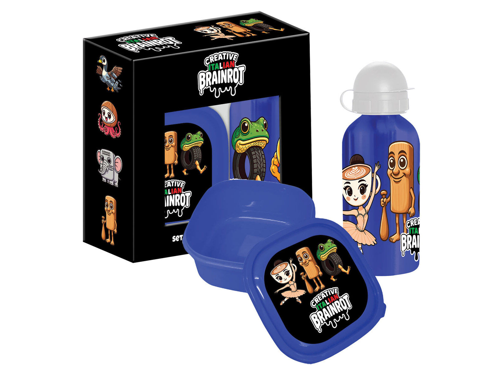 SET CANTIL ALUM&Iacute;NIO 400ML+CAIXA