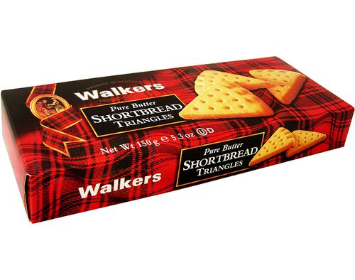 BOLACHA WALKERS SHORTBREAD TRIANGLES 150G image number 0