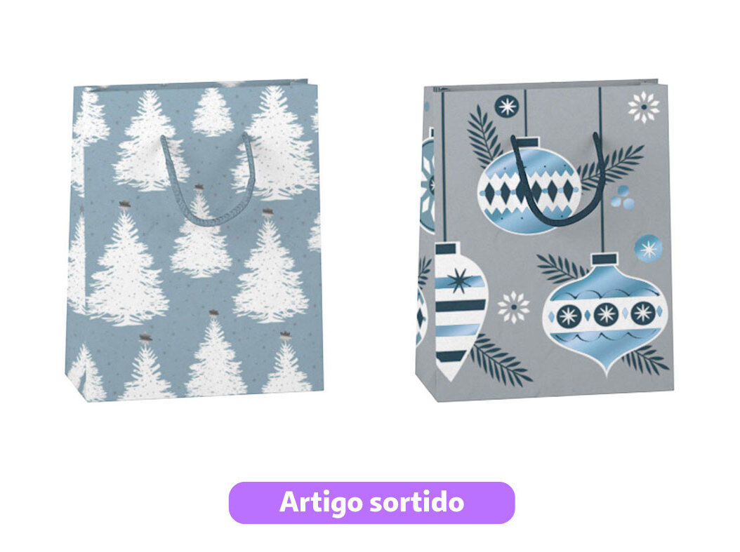 SACO PRESENTE AUCHAN TAMANHO XS 12X15X5CM MODELOS SORTIDOS image number 0