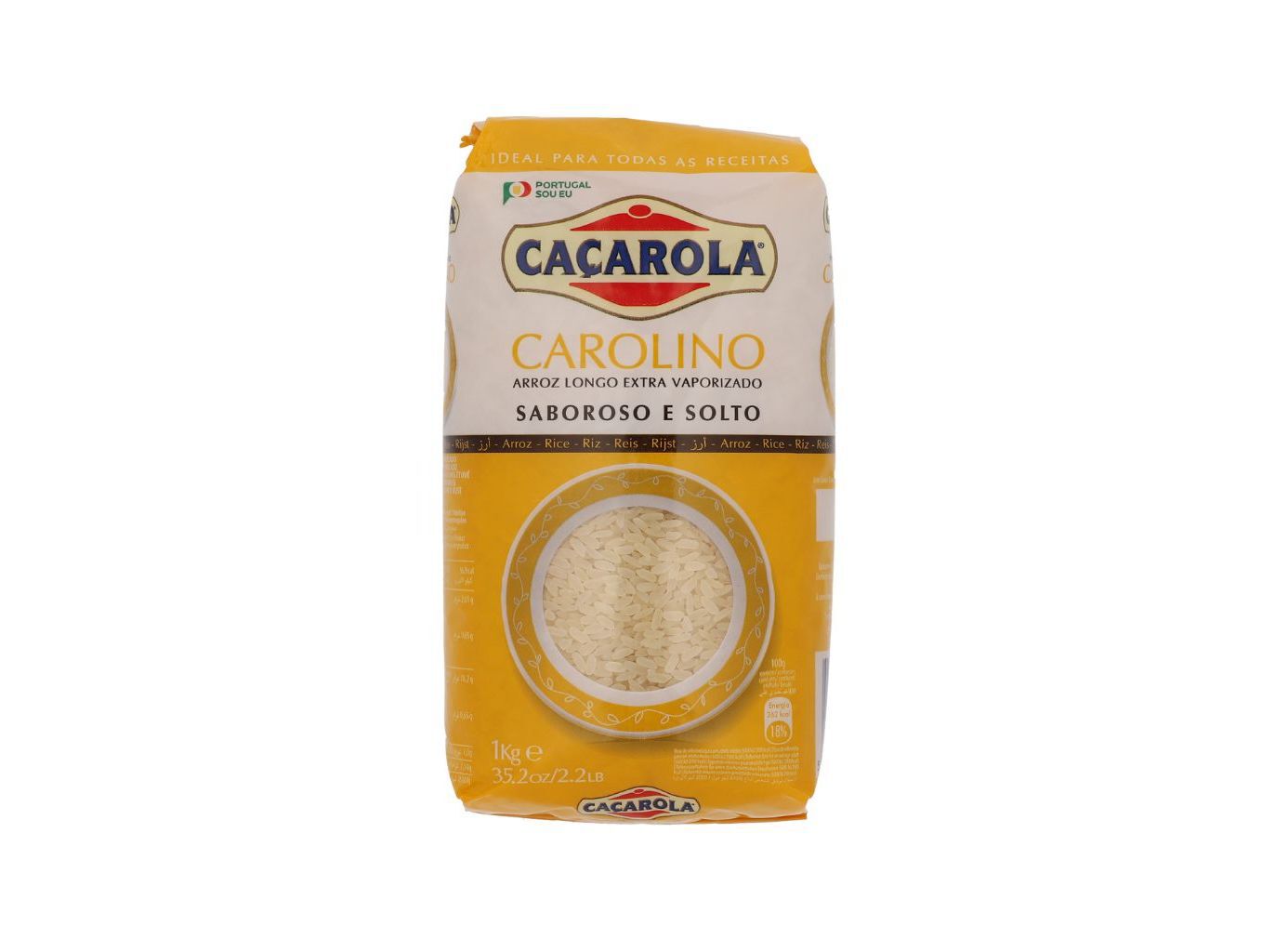 ARROZ VAPORIZADO CA&Ccedil;AROLA EXTRA LONGO 1KG