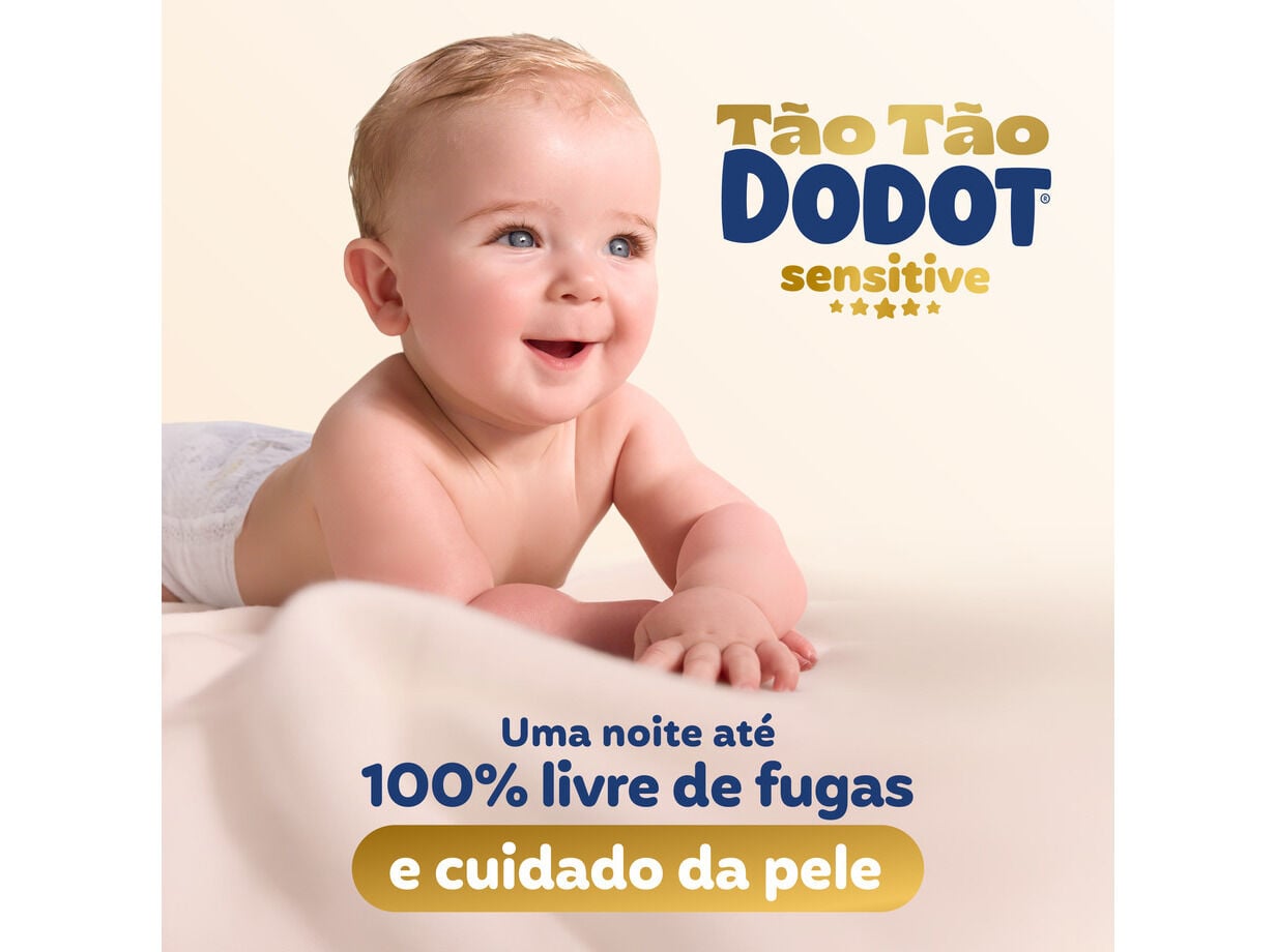 FRALDAS DODOT SENSITIVE T3 6-10KG 56 UN image number 10