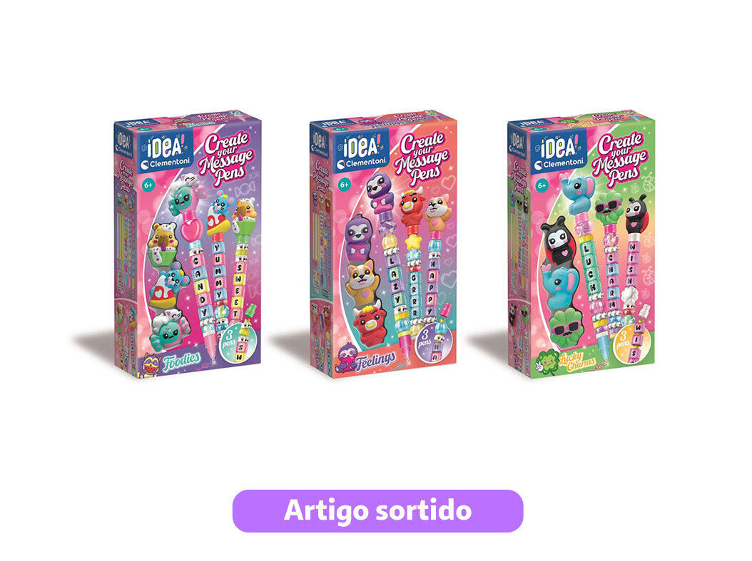 IDEA CLEMENTONI CREATE YOUR MESSAGE PEN MODELOS SORTIDOS