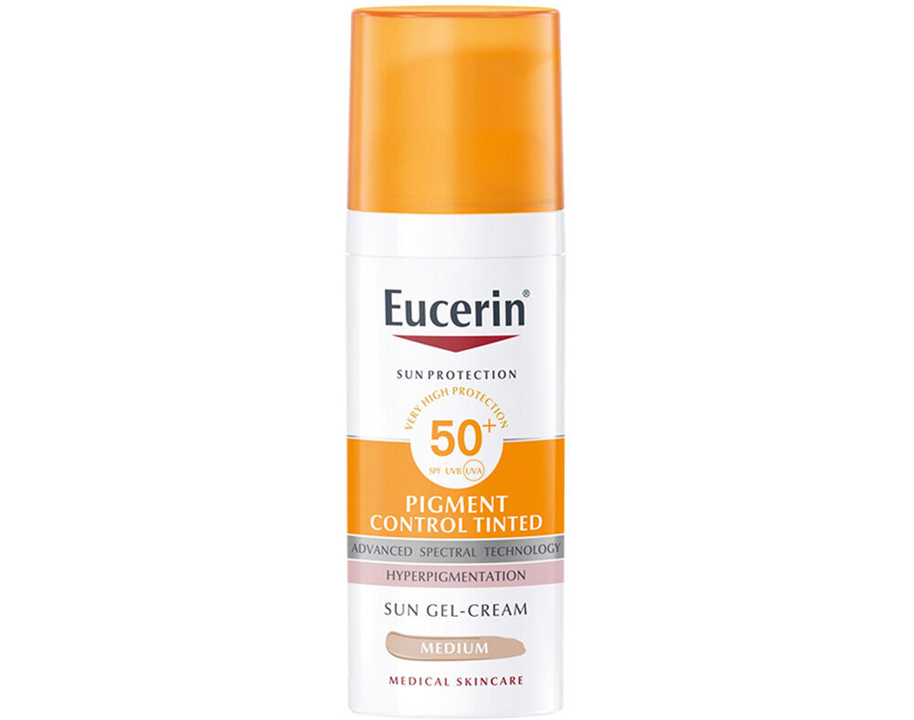 CREME GEL EUCERIN SUN PIGM COR MEDIO SPF50+ 50ML image number 0