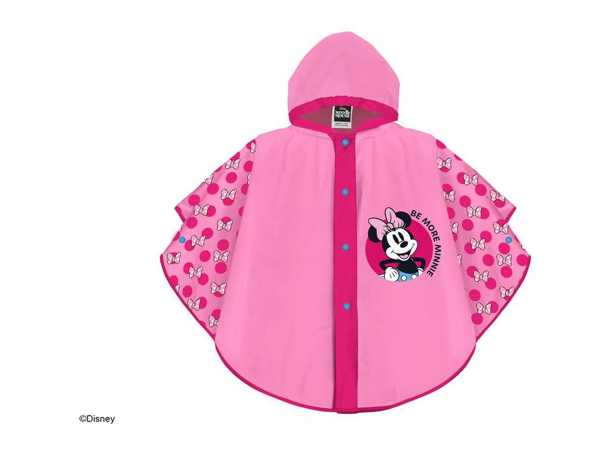 CAPA PARA CHUVA MENINA MINNIE - 2/5 ANOS
