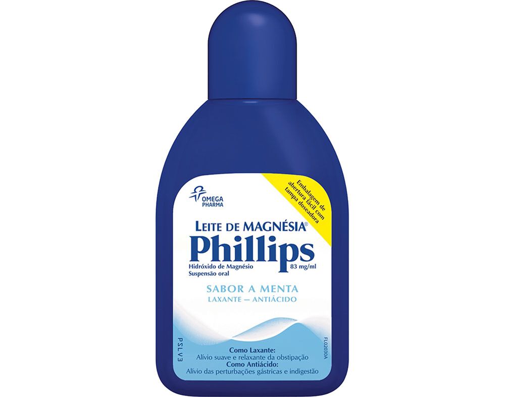 SOLU&Ccedil;&Atilde;O MAGNESIA PHILIPS LEITE 83MG/ML 200ML