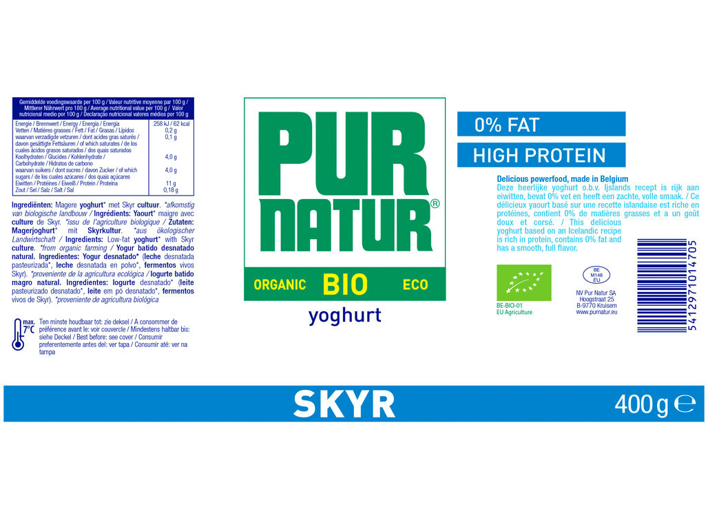 SKYR PUR NATUR NATURAL 400G image number 1