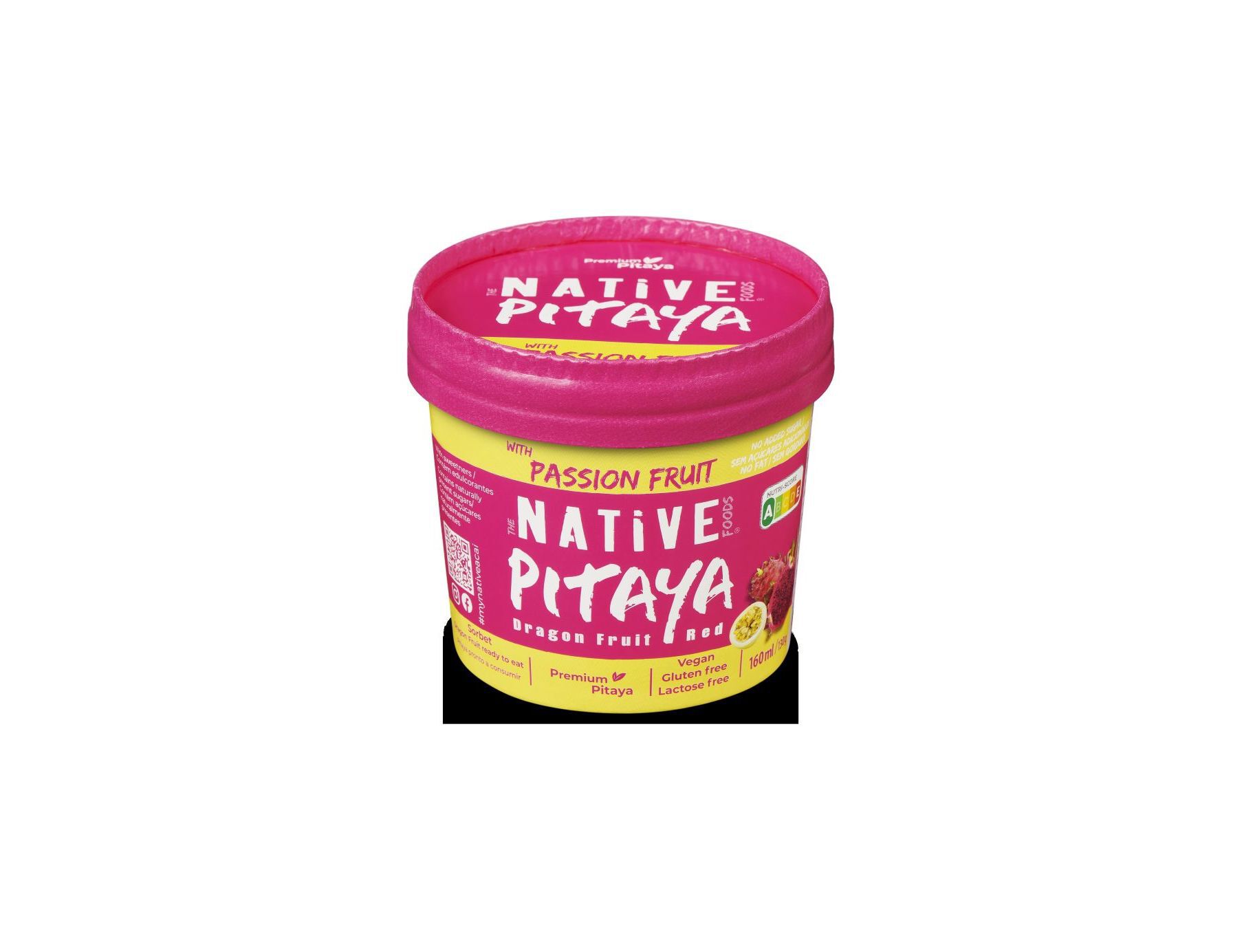 POLPA FRUTA NATIVE PITAYA COM MARACUJ&Aacute; 160ML