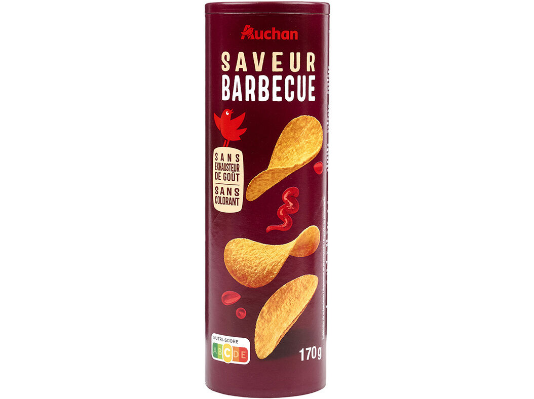 APERITIVO AUCHAN BASE BATATA SABOR CHURRASCO 170G image number 0