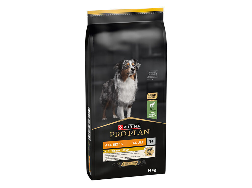 RA&Ccedil;&Atilde;O C&Atilde;O PRO PLAN ESTERILIZADO/LIGHT BORREGO 14KG image number 2