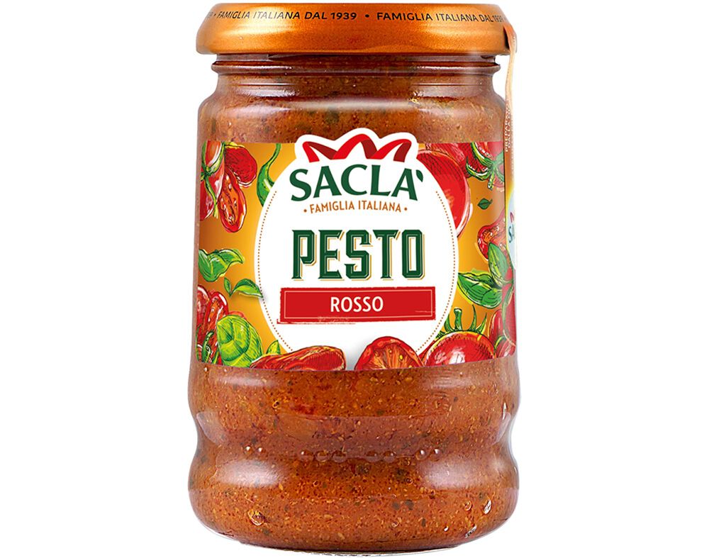 MOLHO SACLA PESTO ROSSO 190G